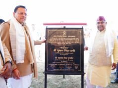 203.40 लाख रुपये की लागत से सहसपुर में सड़क चौड़ीकरण के द्वितीय चरण का शिलान्यास