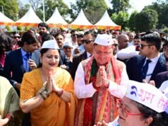 मुख्यमंत्री आवास में पारंपरिक उल्लास के साथआयोजित हुआ होली मिलन समारोह