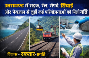 सड़क, रेल, रोपवे, सिंचाई और पेयजल से जुड़ी कई परियोजनाओं को मिली गति