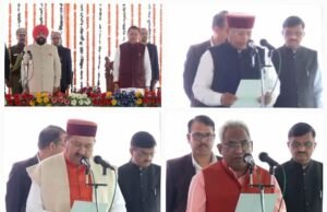 उत्तराखंड में मंत्रिमंडल विस्तार, पांच विधायकों ने मंत्री पद की शपथ ली