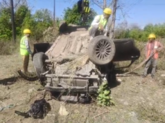 दिल्ली-देहरादून नेशनल हाईवे पर भूमानंद के पास सड़क हादसा, तेज रफ्तार कार डिवाइडर से टकराई; सभी यात्री सुरक्षित