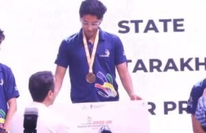 स्किल इंडिया 2025–26: नॉर्थ रीजनल प्रतियोगिता में उत्तराखंड का शानदार प्रदर्शन, अक्षज पटानी ने जीता गोल्ड मेडल