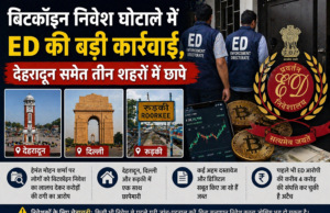 बिटकॉइन निवेश घोटाले में ED की बड़ी कार्रवाई, देहरादून समेत तीन शहरों में छापे