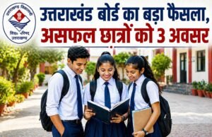 उत्तराखंड बोर्ड का बड़ा फैसला, असफल छात्रों को 3 अवसर