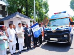 मुख्यमंत्री धामी ने एचडीएफसी बैंक द्वारा प्रदत्त 4 अत्याधुनिक एम्बुलेंस का किया फ्लैग ऑफ