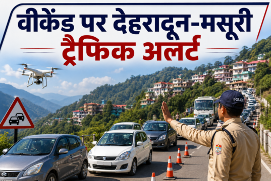 वीकेंड पर देहरादून-मसूरी ट्रैफिक अलर्ट, दून पुलिस ने लागू किया स्पेशल ट्रैफिक प्लान