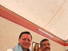 पश्चिम बंगाल में पहली बार भाजपा सरकार, शपथ ग्रहण समारोह में शामिल हुए सीएम धामी