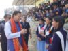 चम्पावत दौरे में राजकीय इंटर कॉलेज देवीधुरा पहुंचे मुख्यमंत्री धामी, छात्र-छात्राओं का बढ़ाया उत्साह