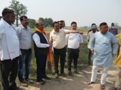 नेपाल सीमा पर बाढ़ सुरक्षा कार्य तेज, सचिव ने किया निरीक्षण