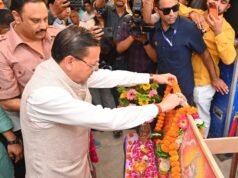 मुख्यमंत्री पुष्कर सिंह धामी ने हरिद्वार में नव निर्मित आनंद धर्मशाला ट्रस्ट का किया लोकार्पण