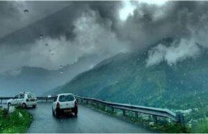 27 जून तक पहाड़ों में बारिश के आसार, मैदानी जिलों में मौसम शुष्क
