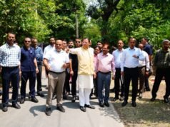 मुख्यमंत्री आवास परिसर में 3-बी गार्डन (बी-फ्रेंडली, बटरफ्लाई-फ्रेंडली एवं बर्ड-फ्रेंडली गार्डन) के निर्माण कार्य का शुभारम्भ