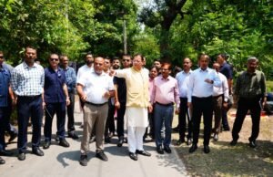 मुख्यमंत्री आवास परिसर में 3-बी गार्डन (बी-फ्रेंडली, बटरफ्लाई-फ्रेंडली एवं बर्ड-फ्रेंडली गार्डन) के निर्माण कार्य का शुभारम्भ