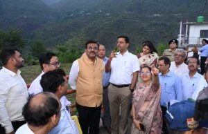 टिहरी में इको पार्क और पर्यटन रोड निर्माण कार्यों का हुआ प्रशासनिक निरीक्षण