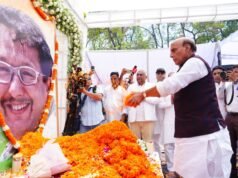 रक्षा मंत्री राजनाथ सिंह और सीएम धामी ने स्व. जसपाल राणा को दी श्रद्धांजलि