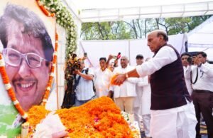 रक्षा मंत्री राजनाथ सिंह और सीएम धामी ने स्व. जसपाल राणा को दी श्रद्धांजलि
