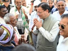 मुख्यमंत्री ने ऋषिकेश स्थित ट्रांजिट कैंप का किया औचक निरीक्षण