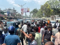 दर्दनाक:सिटी बस ने छह मजदूरों को कुचला, एक की मौत, पांच गंभीर।