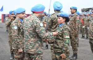 संयुक्त राष्ट्र ने भारतीय सेना के 651 शांति सैनिकों को किया सम्मानित