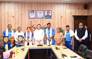 कॉमनवेल्थ गेम्स 2026 के उत्तराखंड के पदक विजेताओं और प्रशिक्षकों को मुख्यमंत्री धामी ने किया सम्मानित