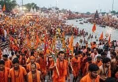 हरिद्वार में डाक कांवड़ का सैलाब, 3.19 करोड़ से अधिक शिवभक्त गंगाजल लेकर रवाना