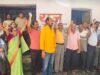 बेलनी पुल के नए निर्माण का विरोध, व्यापारियों और स्थानीय लोगों ने किया प्रदर्शन