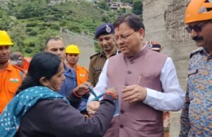 अहमदाबाद की धनगौरी बरोलिया ने सीएम धामी को भावुक पत्र के साथ भेजी राखी