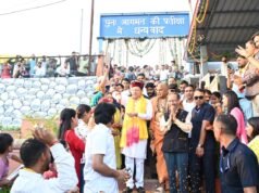 हरिपुर कालसी में गूंजा माँ यमुना का जयघोष, मुख्यमंत्री धामी ने किया माँ यमुना की प्रतिमा का अनावरण और हरिघाट का लोकार्पण