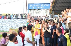 हरिपुर कालसी में गूंजा माँ यमुना का जयघोष, मुख्यमंत्री धामी ने किया माँ यमुना की प्रतिमा का अनावरण और हरिघाट का लोकार्पण