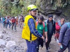 चीड़बासा स्लाइडिंग जोन में SDRF ने संभाला मोर्चा, 9 हजार यात्रियों को सुरक्षित कराया पार