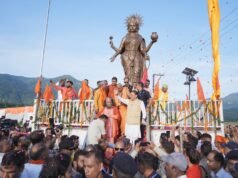 हरिपुर कालसी में गूंजा माँ यमुना का जयघोष, मुख्यमंत्री धामी ने किया माँ यमुना की प्रतिमा का अनावरण और हरिघाट का लोकार्पण