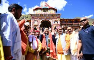 श्री बदरीनाथ धाम में मुख्यमंत्री ने की पूजा-अर्चना, मास्टर प्लान के कार्यों का लिया जायजा