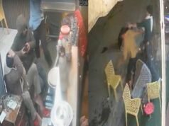 मसूरी के रेस्टोरेंट में घुसकर युवकों पर लाठी-डंडों से हमला, CCTV फुटेज वायरल