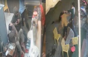 मसूरी के रेस्टोरेंट में घुसकर युवकों पर लाठी-डंडों से हमला, CCTV फुटेज वायरल