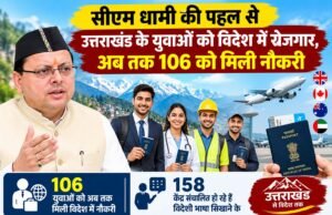 सीएम धामी की पहल से उत्तराखंड के युवाओं को विदेश में रोजगार, अब तक 106 को मिली नौकरी