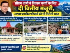 सीएम धामी ने विकास कार्यों के लिए दी वित्तीय मंजूरी, आपदा प्रभावित परिवारों को भी मिलेगी राहत