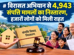 विरासत अभियान से 4,943 संपत्ति मामलों का निस्तारण, हजारों लोगों को मिली राहत